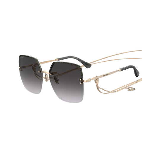 Jimmy Choo TAVI/N/S Grey Yellow Women's Sunglasses