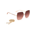 Jimmy Choo TAVI/N/S Red Yellow Women's Sunglasses