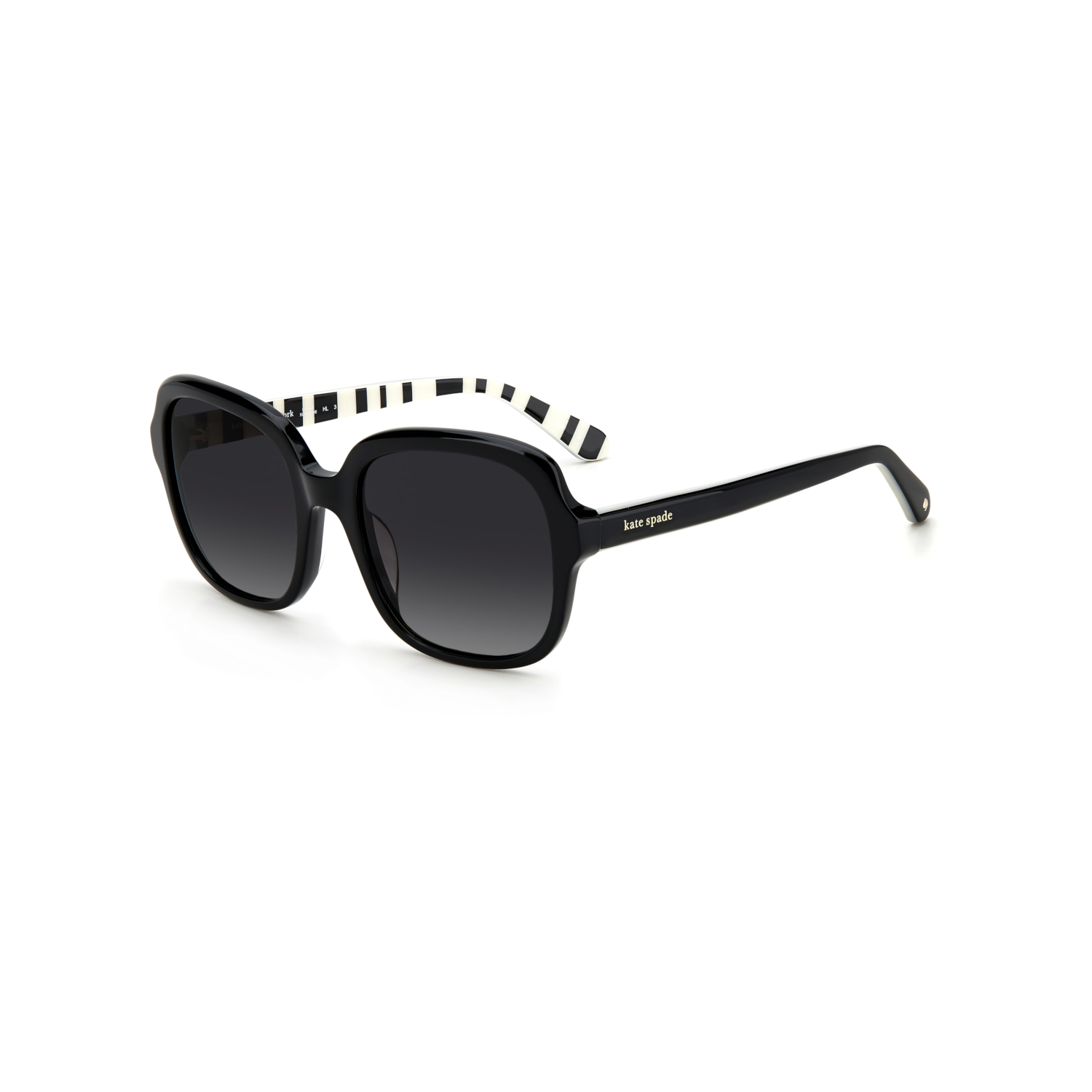 Kate Spade BABBETTE/G/S Grey Black Women's Sunglasses