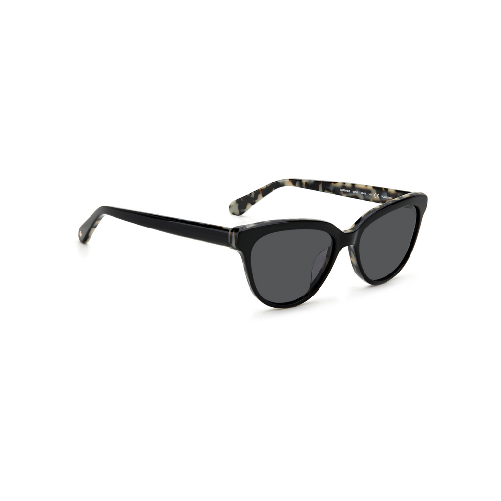 Kate Spade CAYENNE/S Grey Black Women's Sunglasses