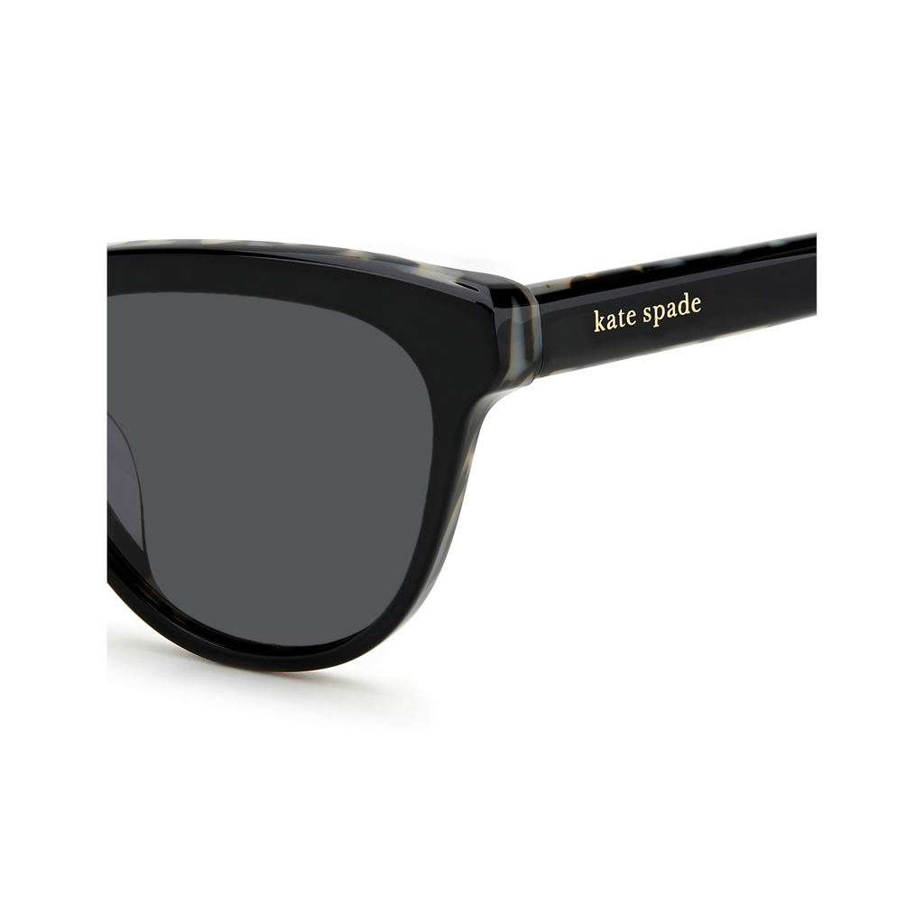 Kate Spade CAYENNE/S Grey Black Women's Sunglasses