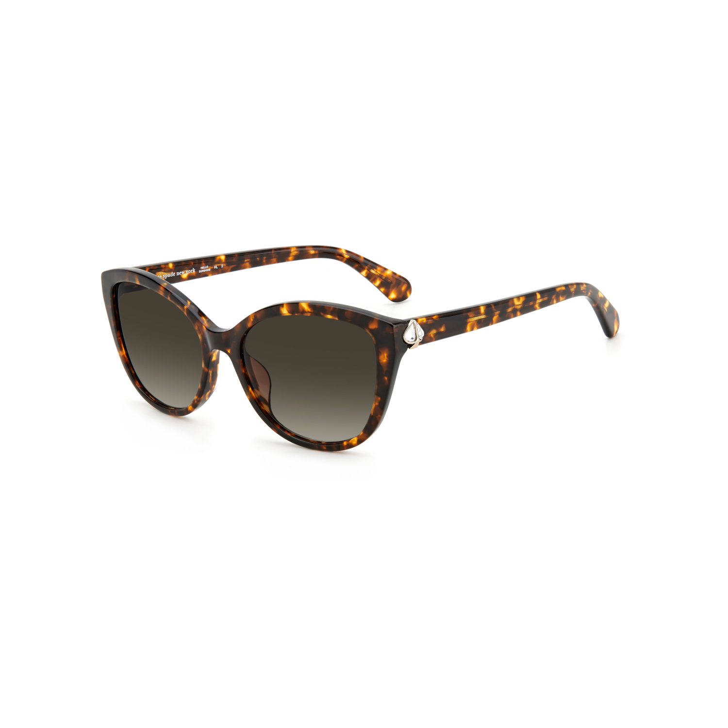 Kate Spade HENSLEY/G/S Brown Havana Women's Sunglasses