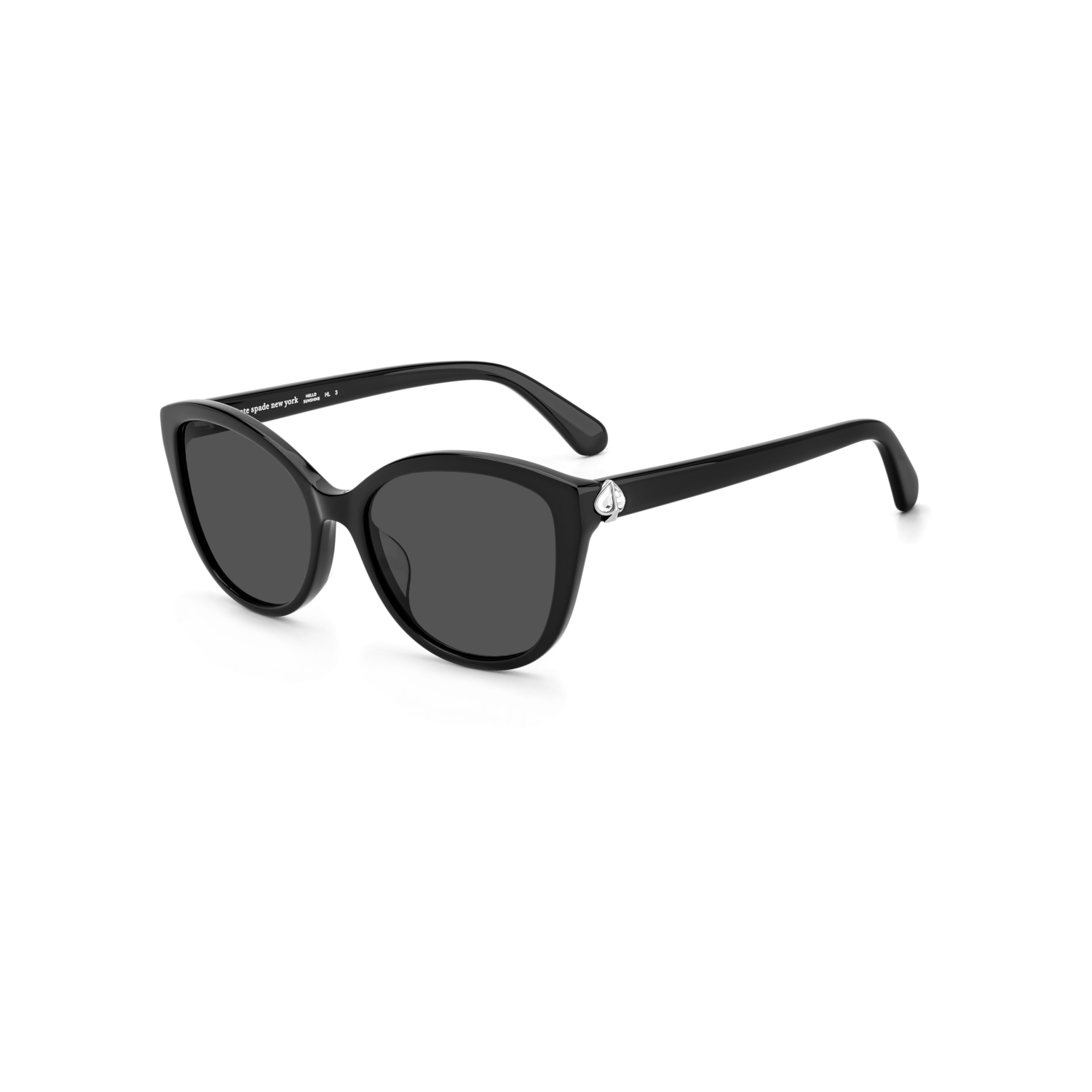 Kate Spade HENSLEY/G/S Grey Black Women's Sunglasses