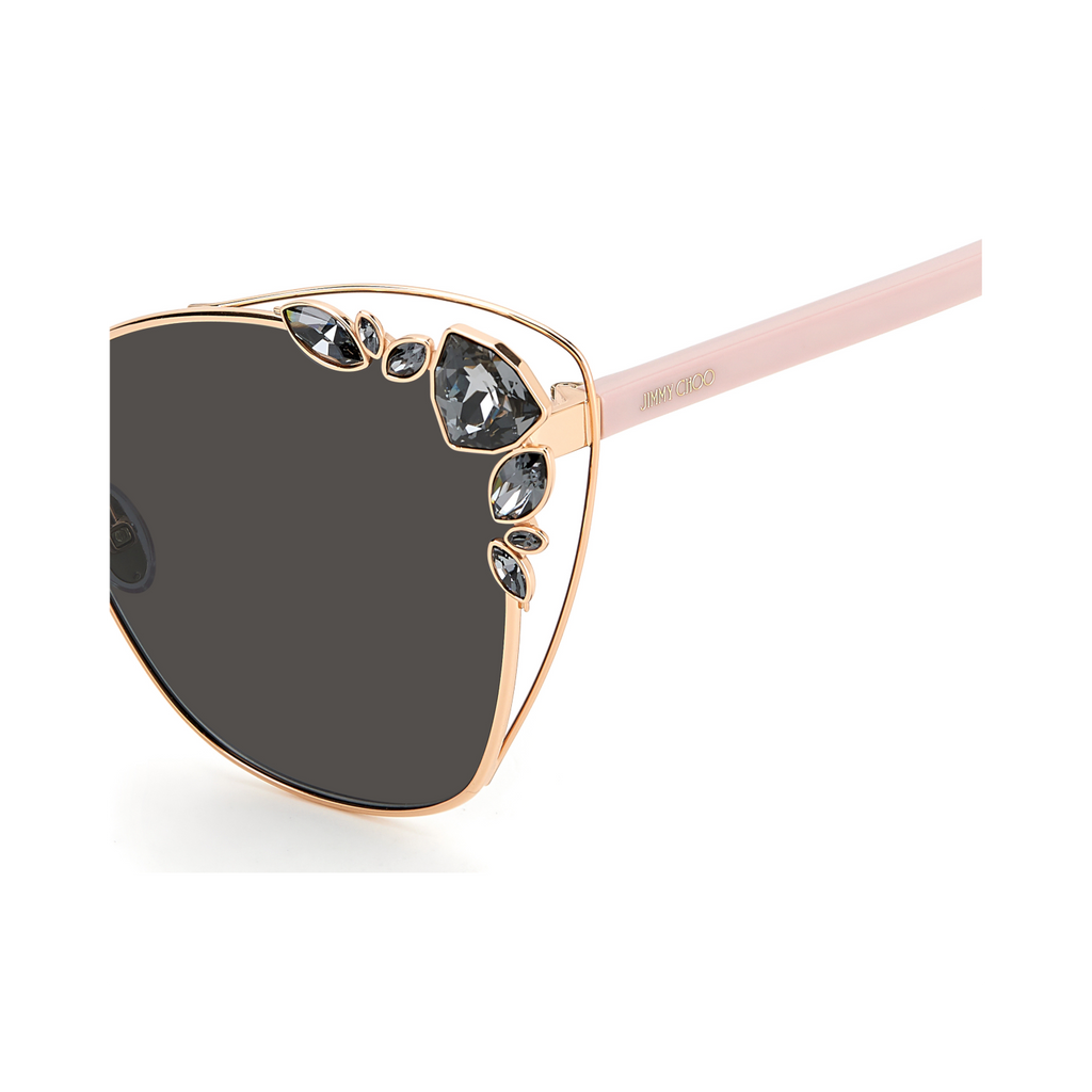 Jimmy Choo KYLA/S 25TH Grey Yellow Women's Sunglasses