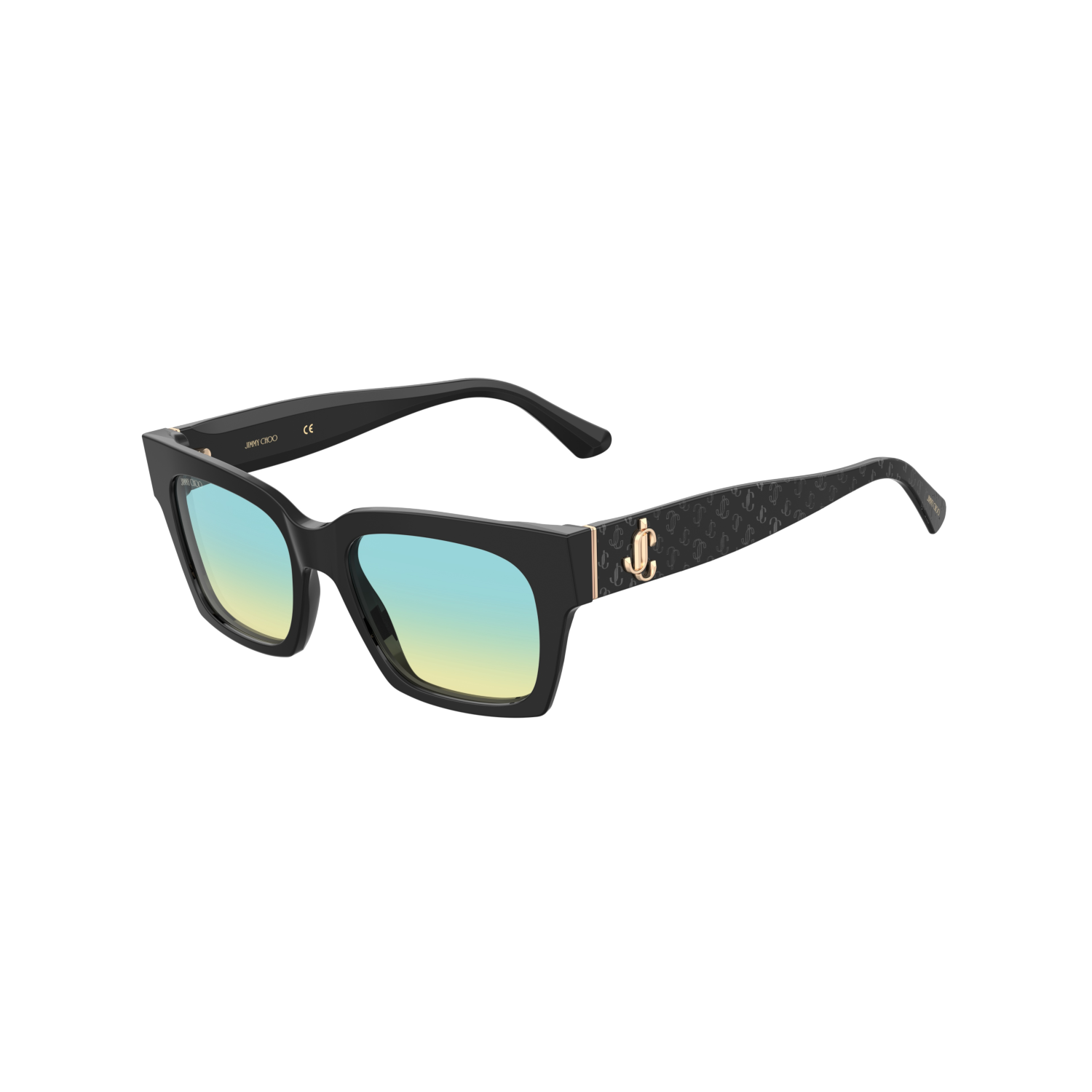 Jimmy Choo JO/S Green Black Women's Sunglasses