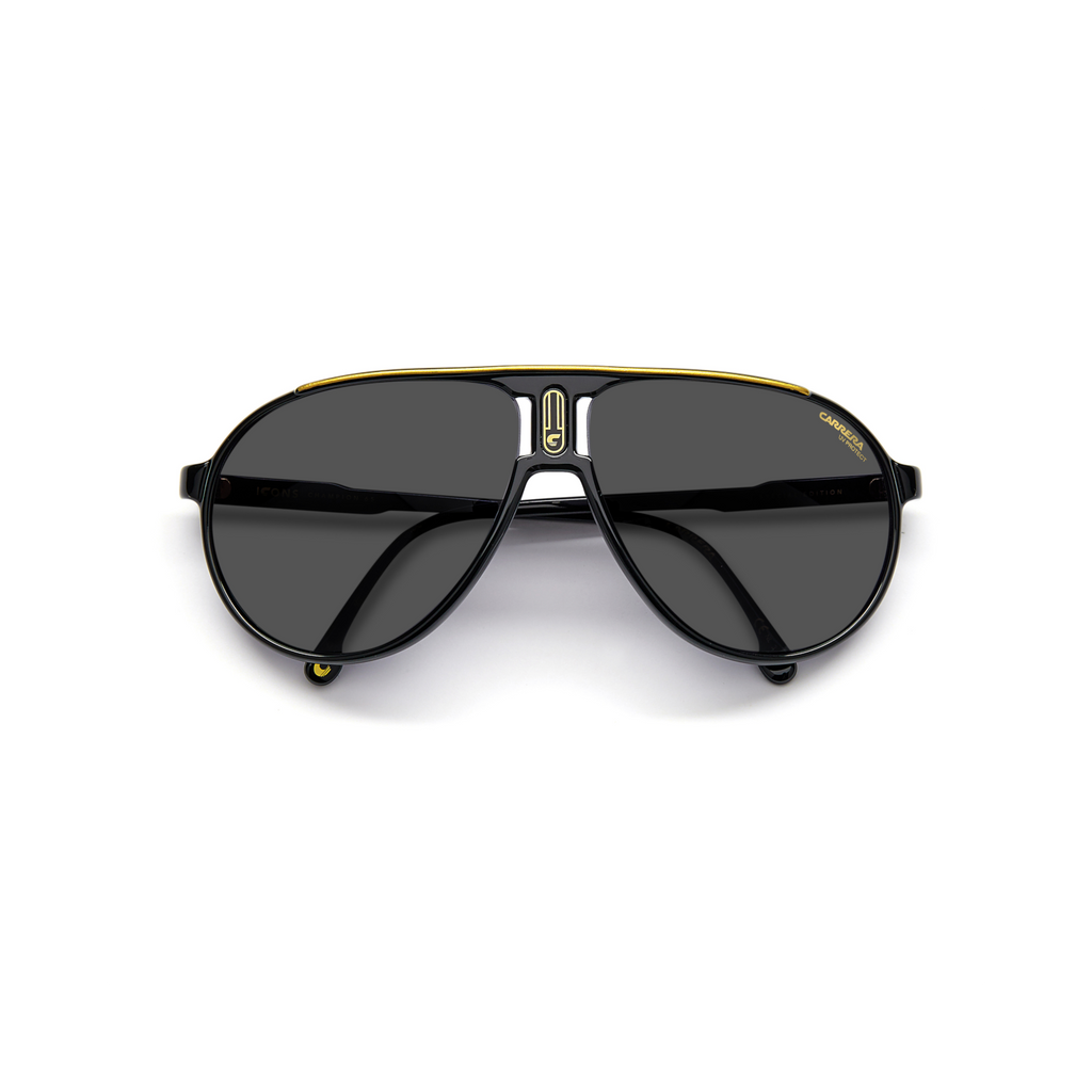 Carrera CHAMPION65/N Grey Black Unisex Sunglasses