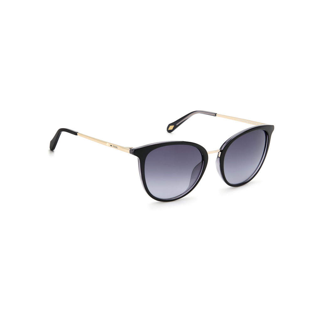 Fossil FOS 2117/G/S Grey Black Women's Sunglasses