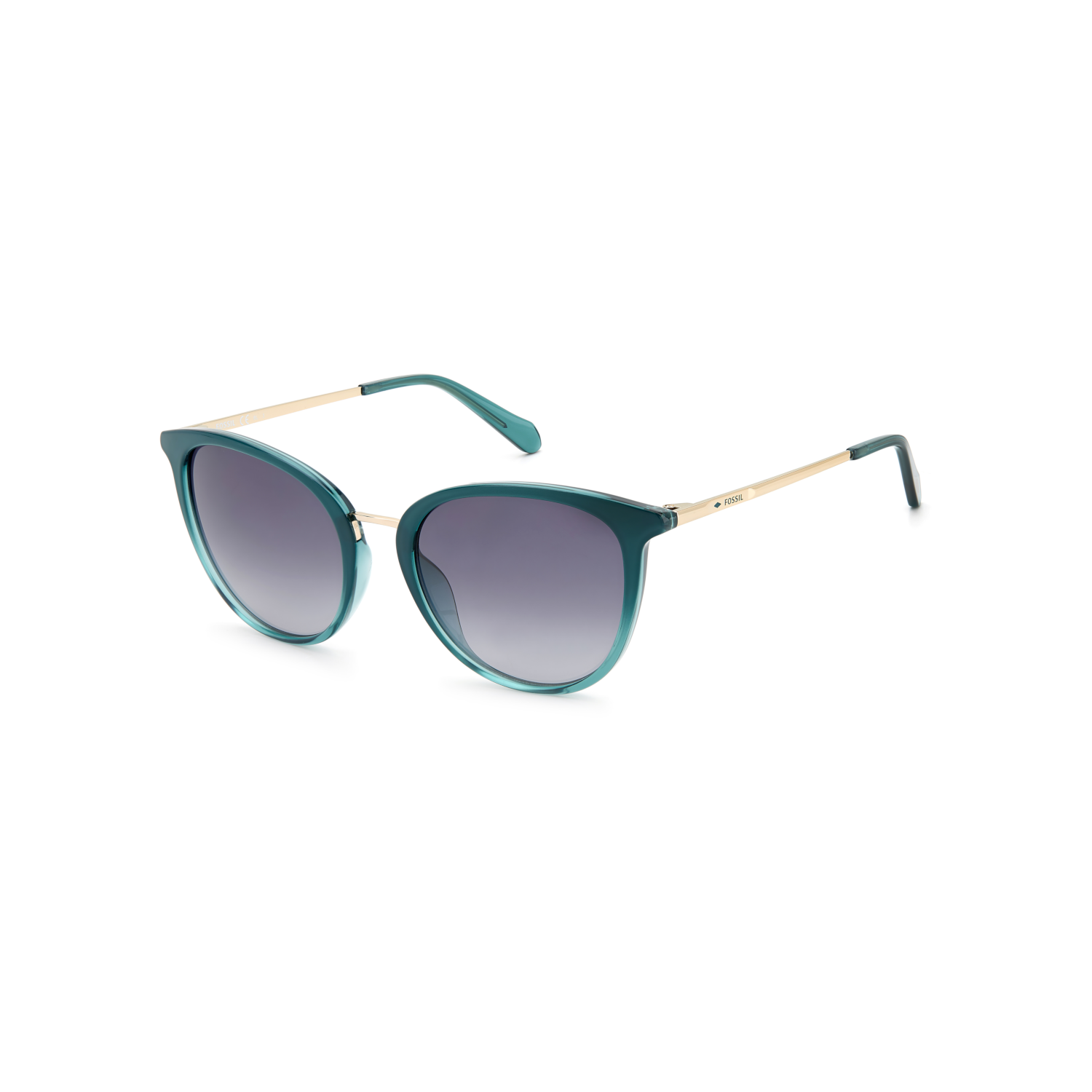 Fossil FOS 2117/G/S Grey Blue Women's Sunglasses