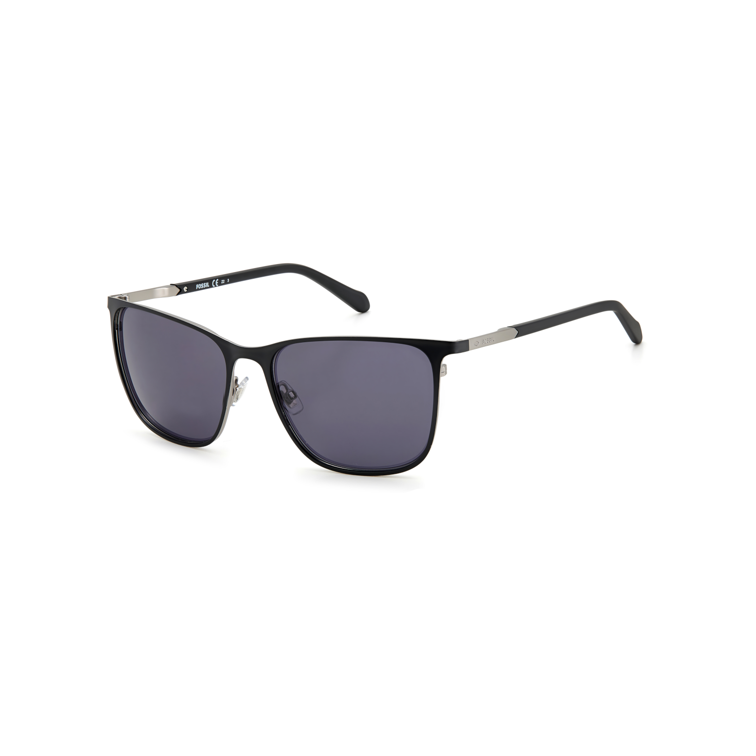 Fossil FOS 3128/G/S Grey Black Men's Sunglasses