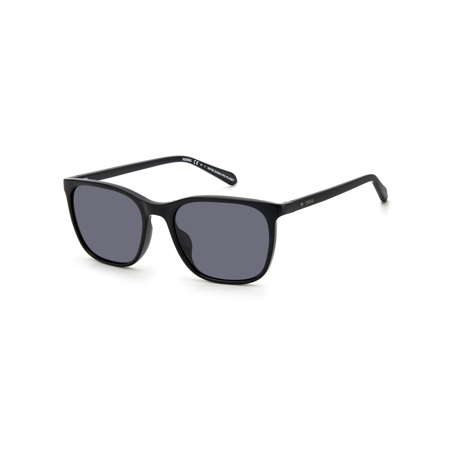 Fossil FOS 2116/S Grey Black Men's Sunglasses
