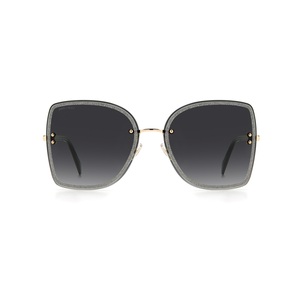 Jimmy Choo LETI/S Grey Black Women's Sunglasses