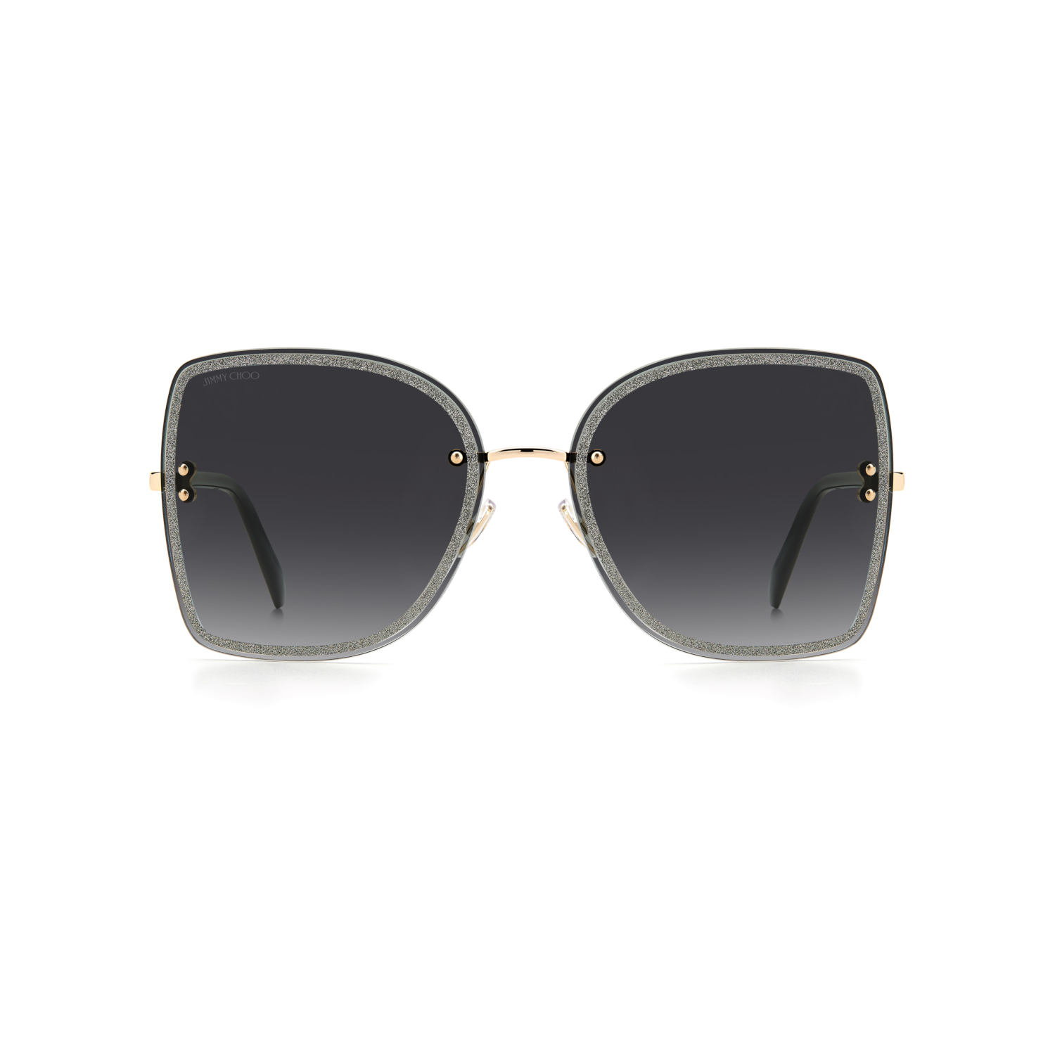 Jimmy Choo LETI/S Grey Black Women's Sunglasses