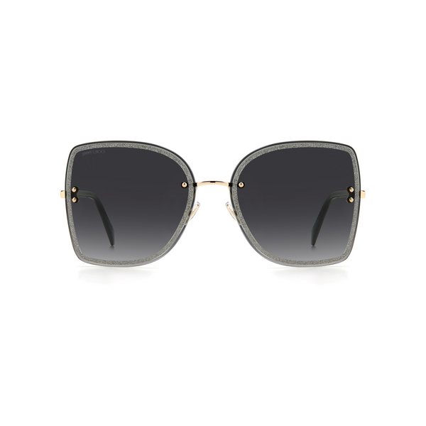 Jimmy Choo LETI/S Grey Black Women's Sunglasses