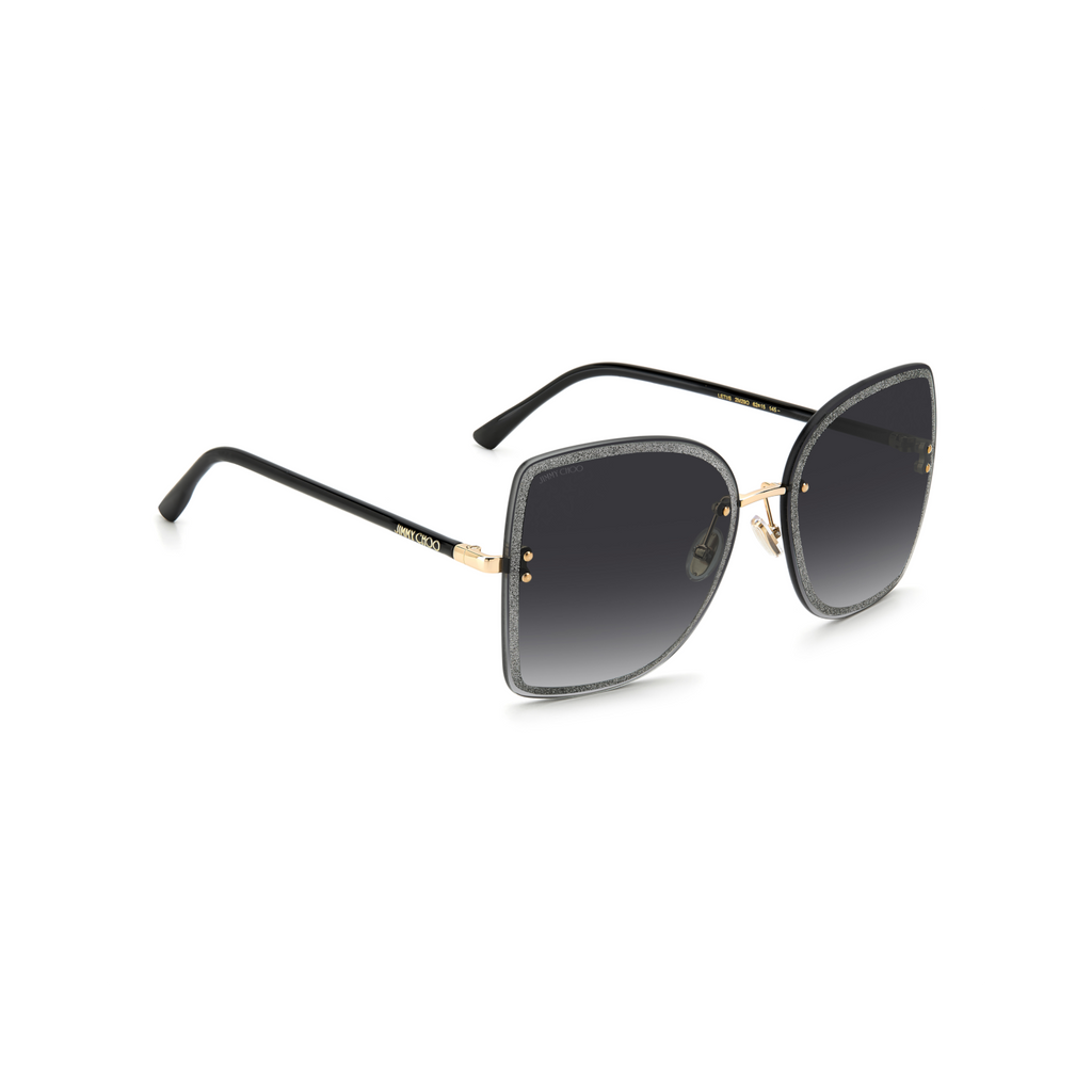 Jimmy Choo LETI/S Grey Black Women's Sunglasses