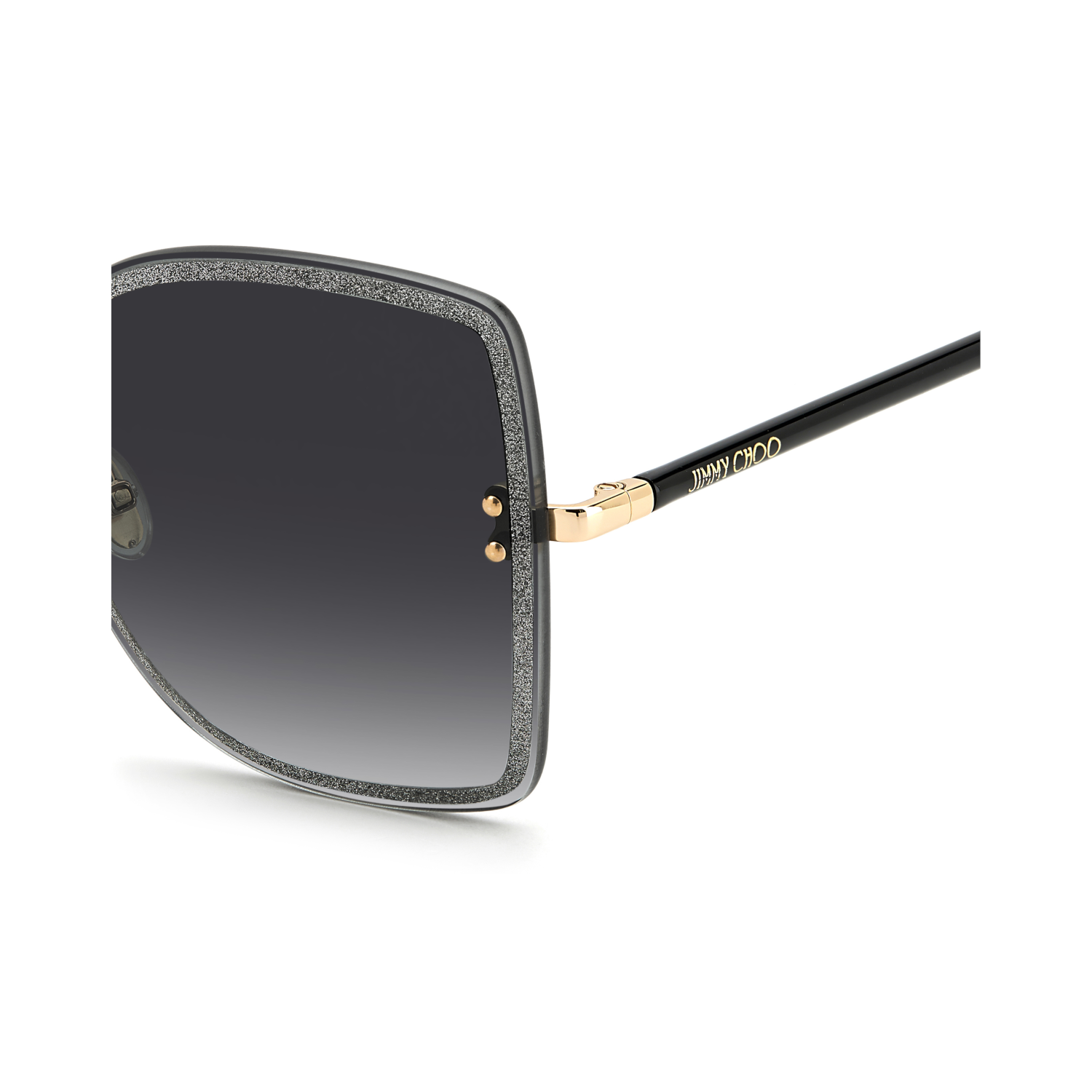 Jimmy Choo LETI/S Grey Black Women's Sunglasses