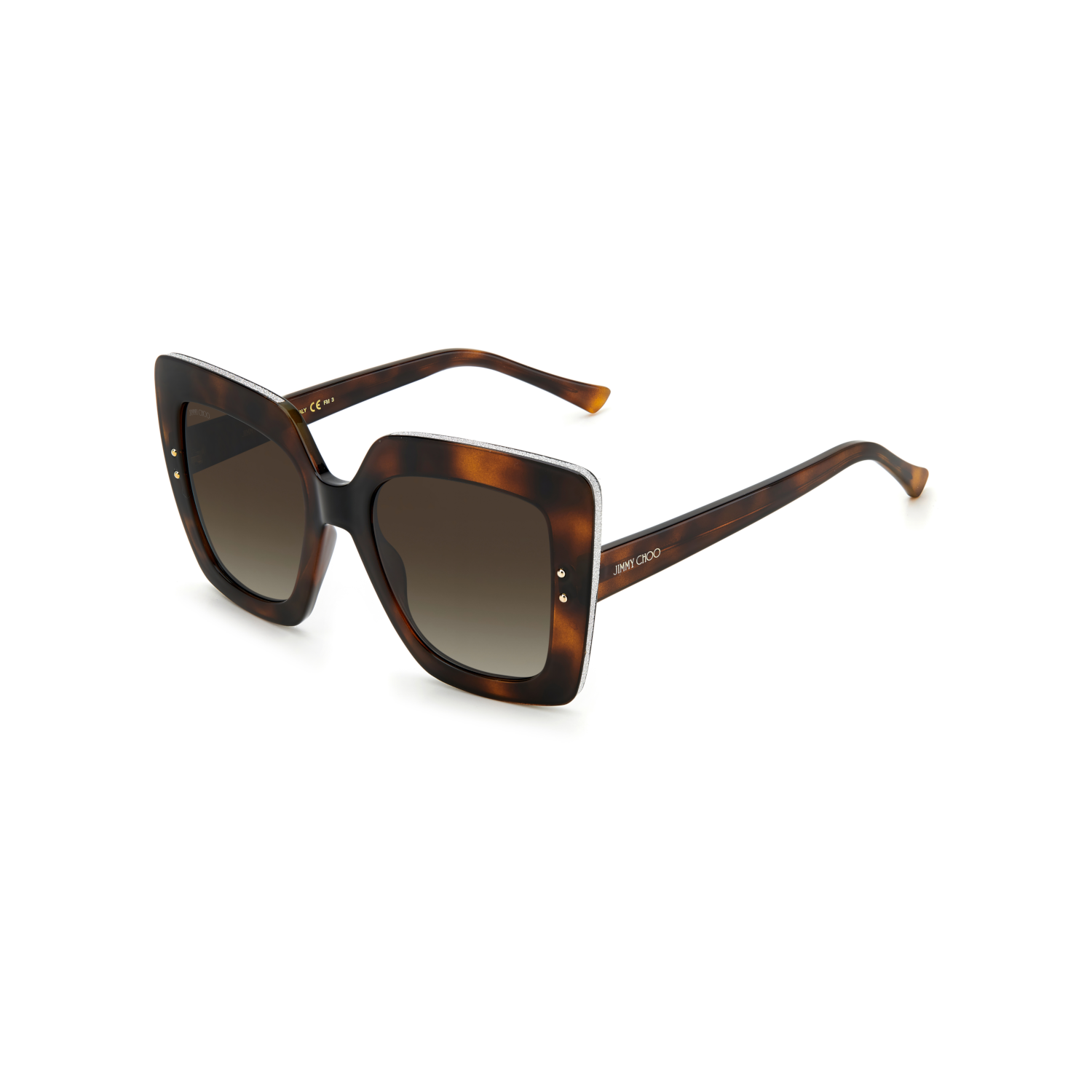 Jimmy Choo AURI/G/S Brown Havana Women's Sunglasses