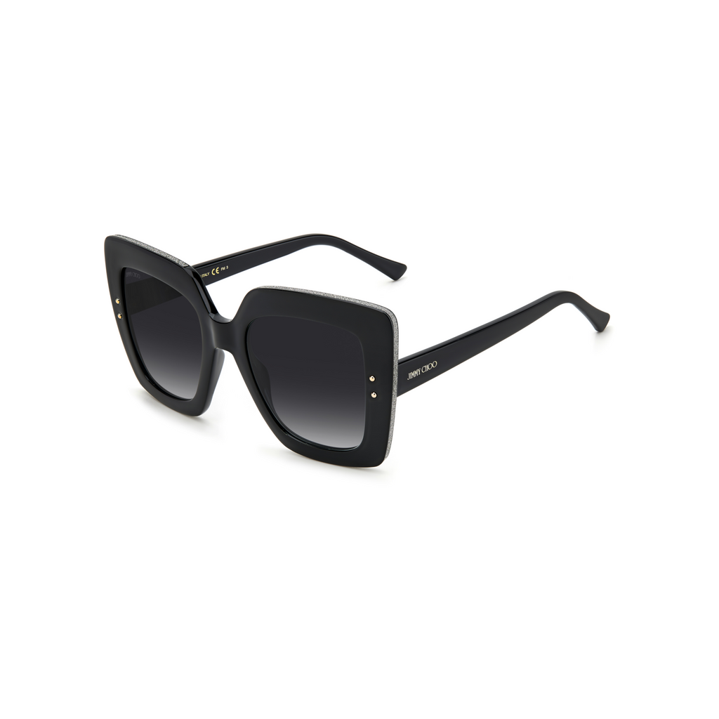 Jimmy Choo AURI/G/S Grey Black Women's Sunglasses