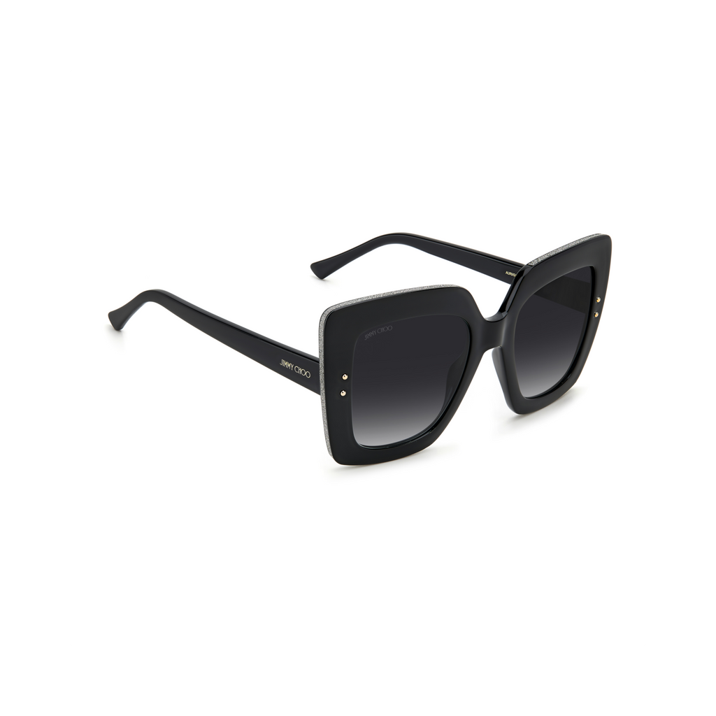 Jimmy Choo AURI/G/S Grey Black Women's Sunglasses