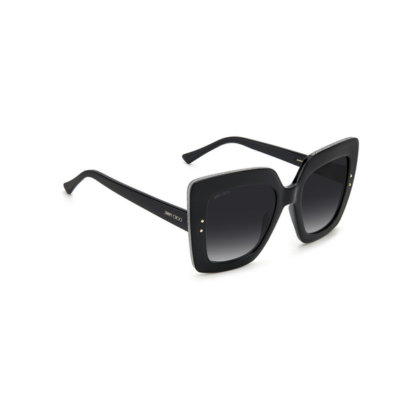 Jimmy Choo AURI/G/S Grey Black Women's Sunglasses