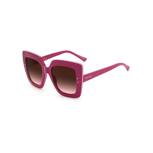 Jimmy Choo AURI/G/S Brown Pink Women's Sunglasses