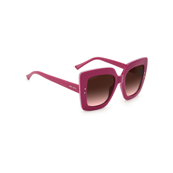 Jimmy Choo AURI/G/S Brown Pink Women's Sunglasses