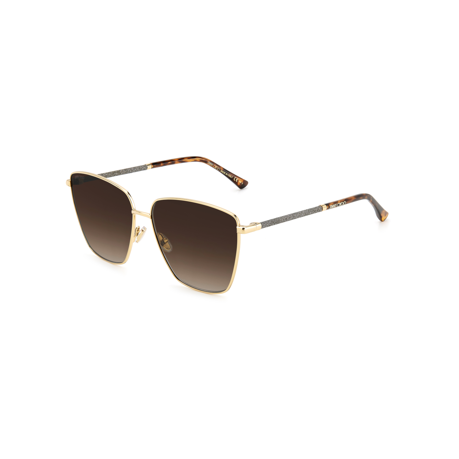 Jimmy Choo LAVI/S Brown Yellow Women's Sunglasses