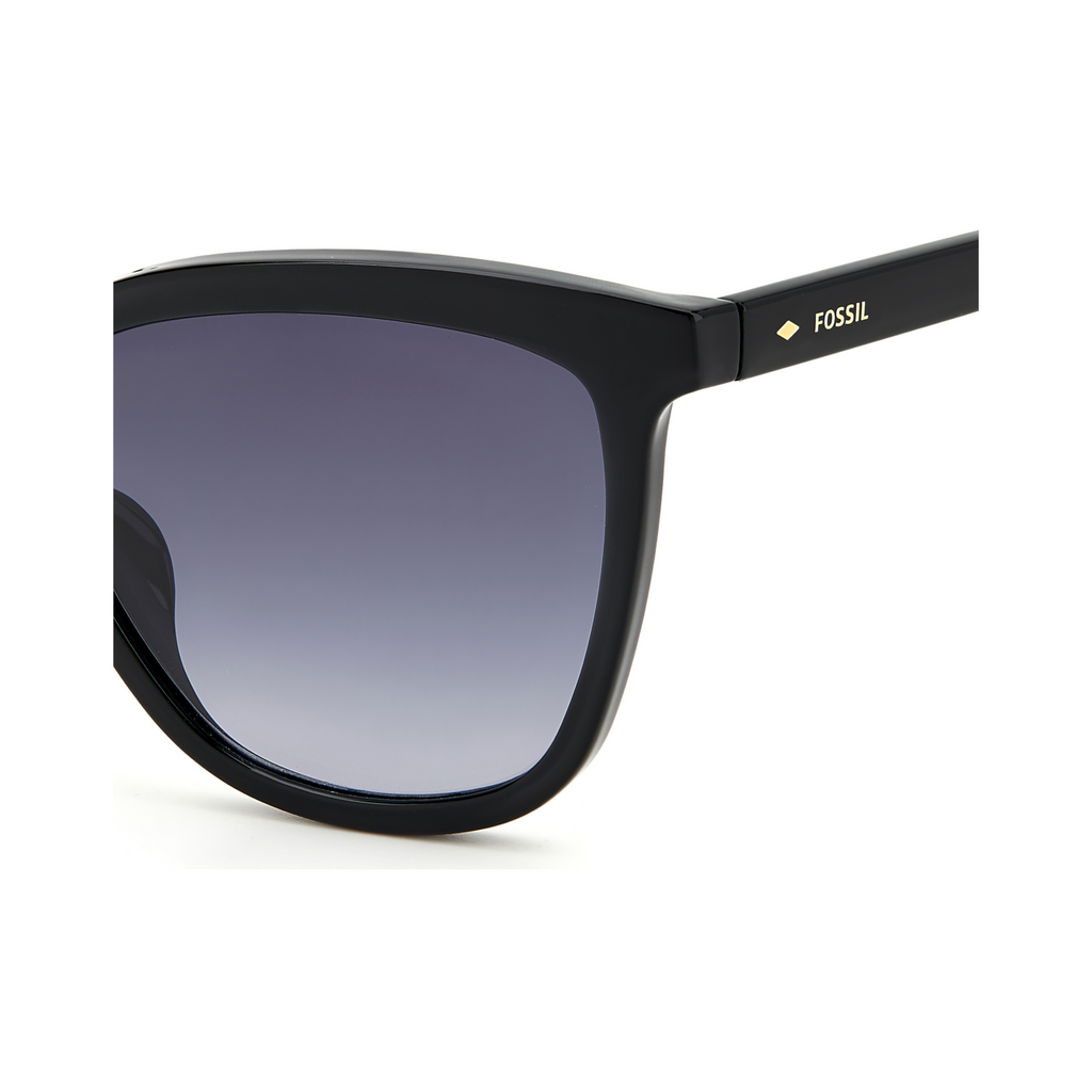 Fossil FOS 2115/G/S Grey Black Women's Sunglasses