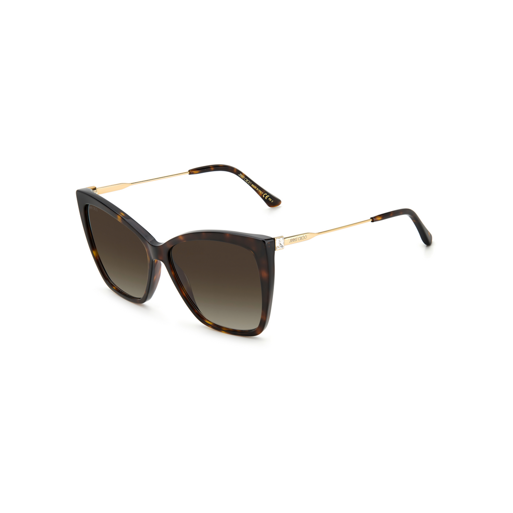 Jimmy Choo SEBA/S Brown Havana Women's Sunglasses