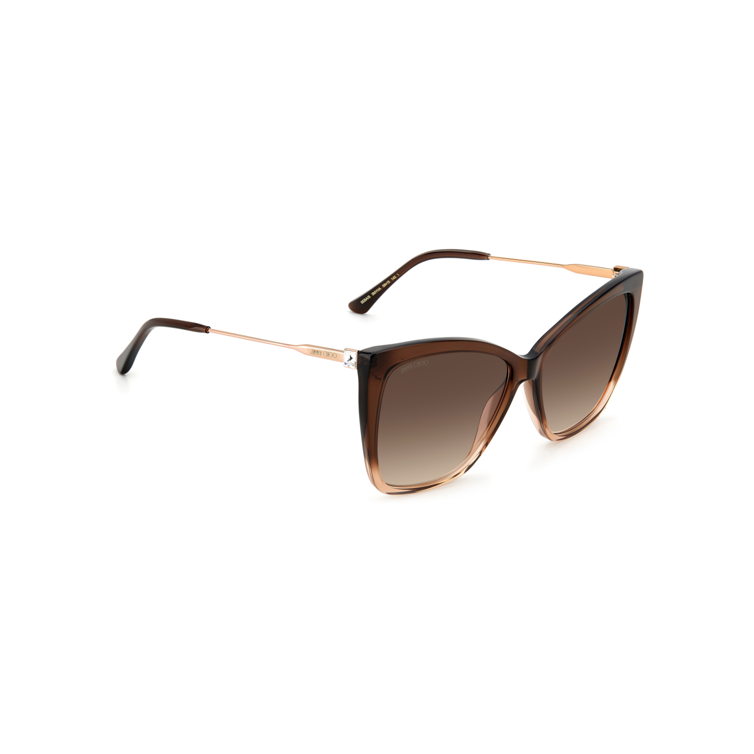 Jimmy Choo SEBA/S Brown Women's Sunglasses