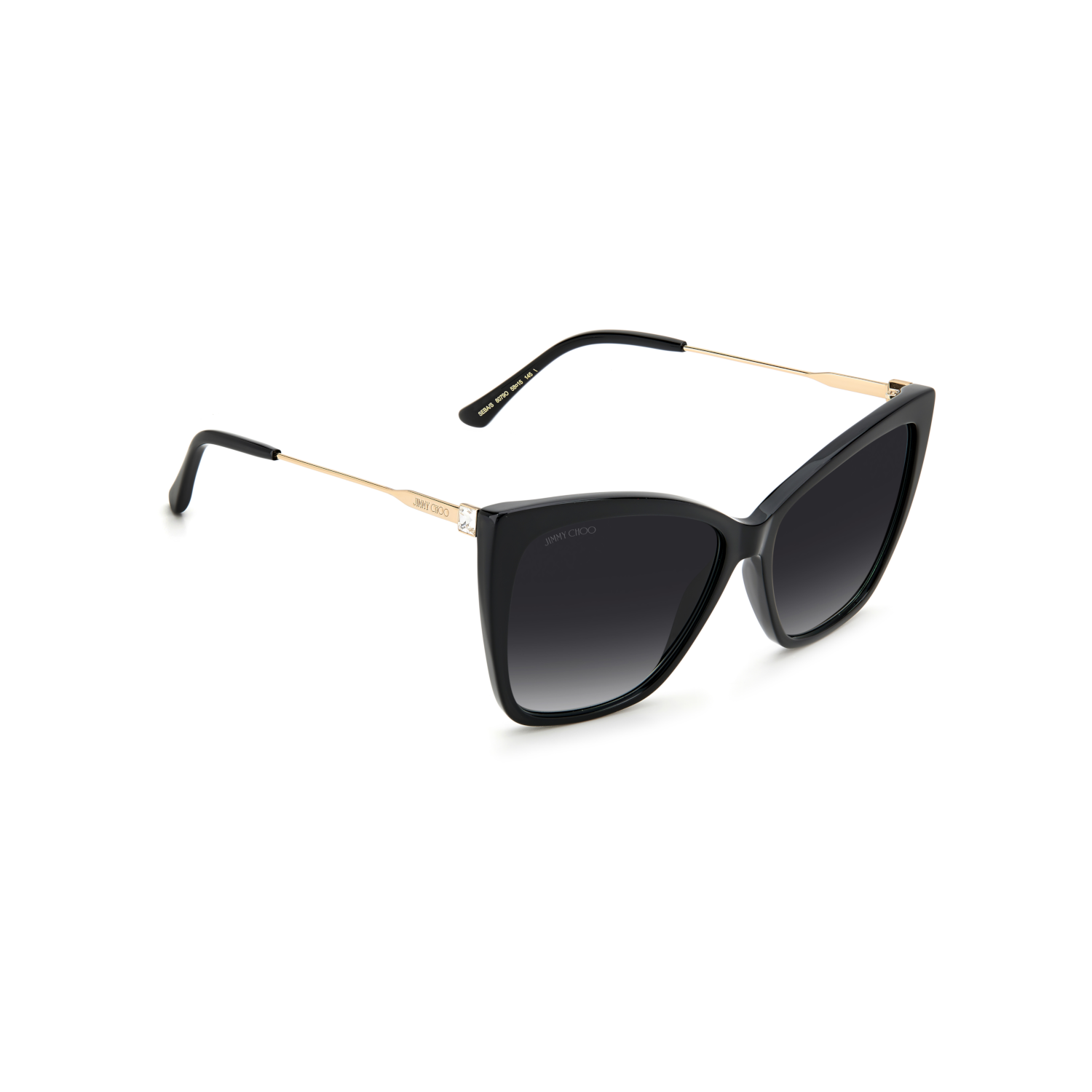 Jimmy Choo SEBA/S Grey Black Women's Sunglasses