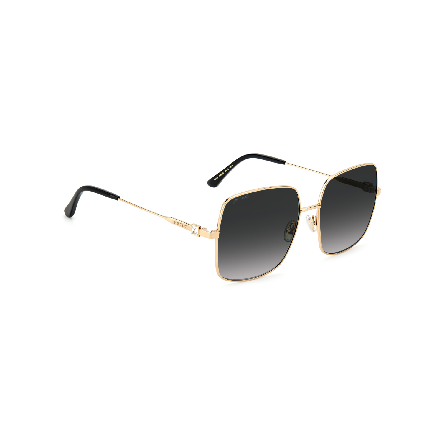 Jimmy Choo LILI/S Grey Black Women's Sunglasses