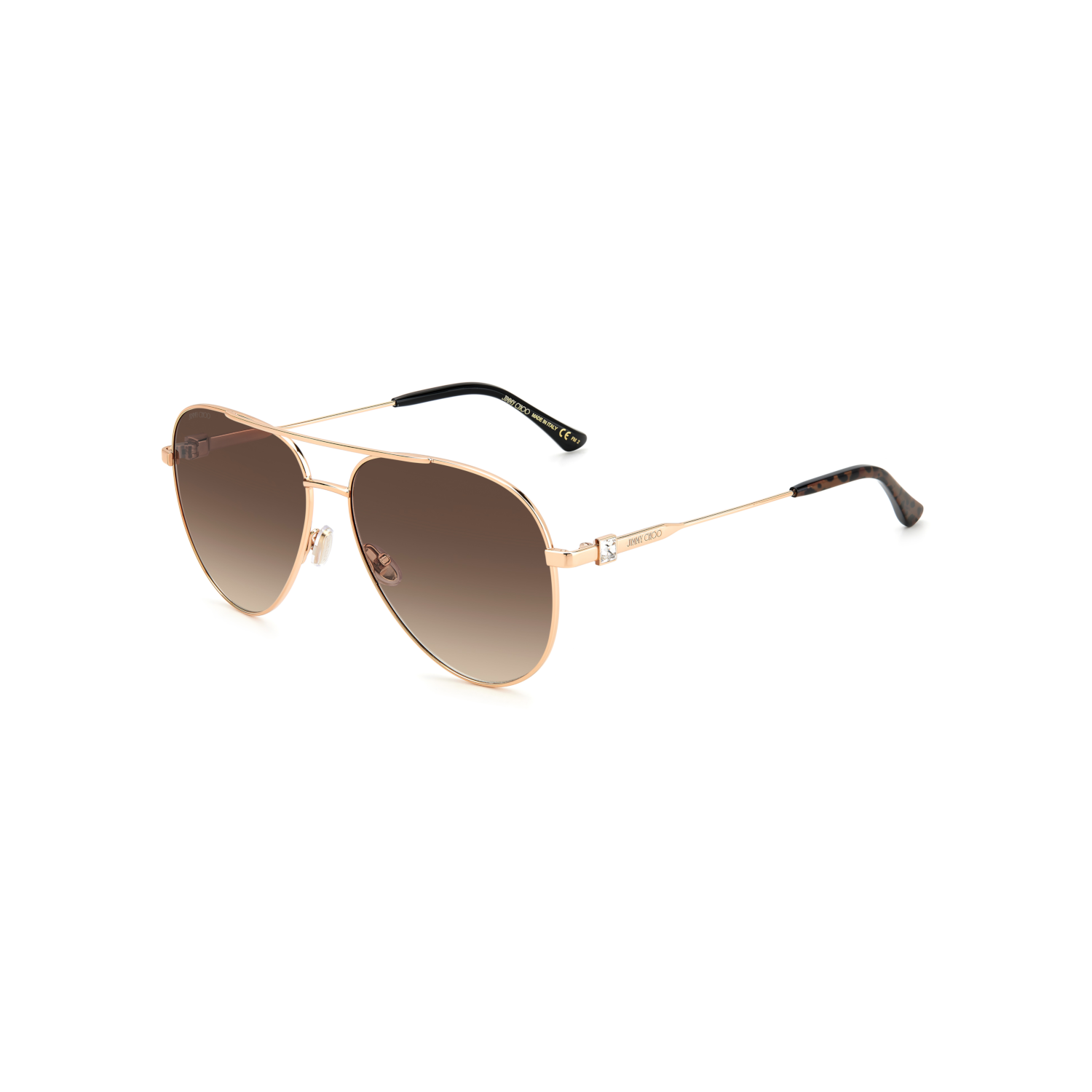 Jimmy Choo OLLY/S Brown Yellow Women's Sunglasses