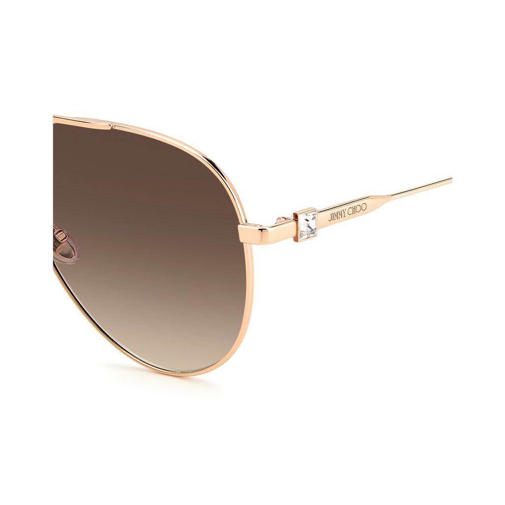 Jimmy Choo OLLY/S Brown Yellow Women's Sunglasses