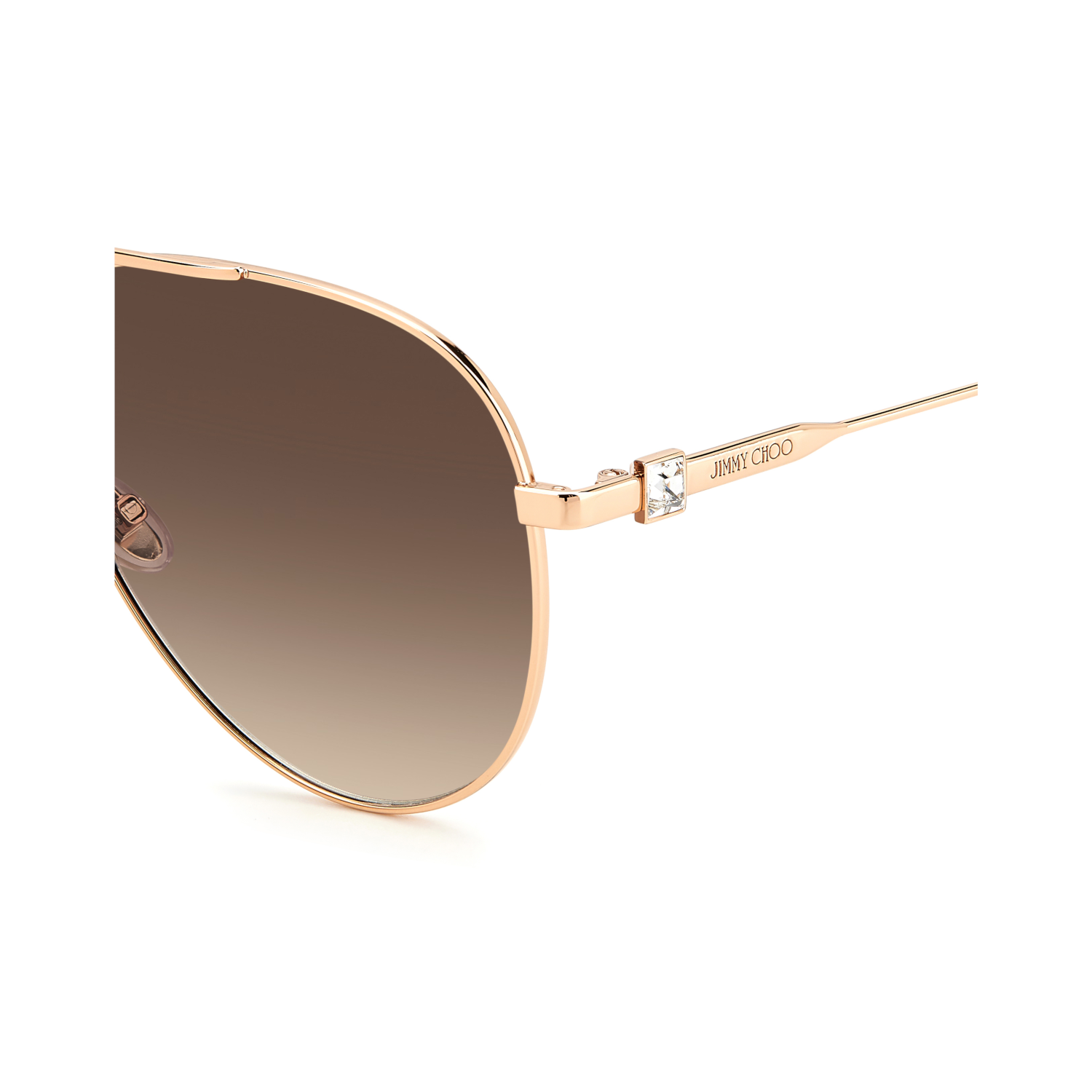 Jimmy Choo OLLY/S Brown Yellow Women's Sunglasses