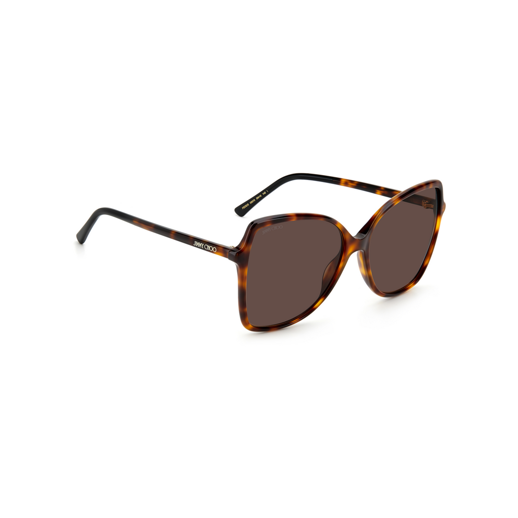 Jimmy Choo FEDE/S Brown Havana Women's Sunglasses