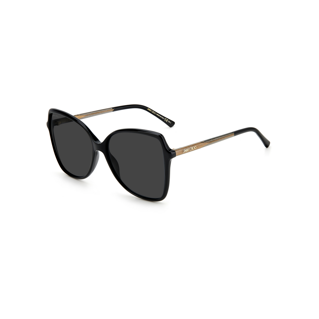 Jimmy Choo FEDE/S Grey Black Women's Sunglasses