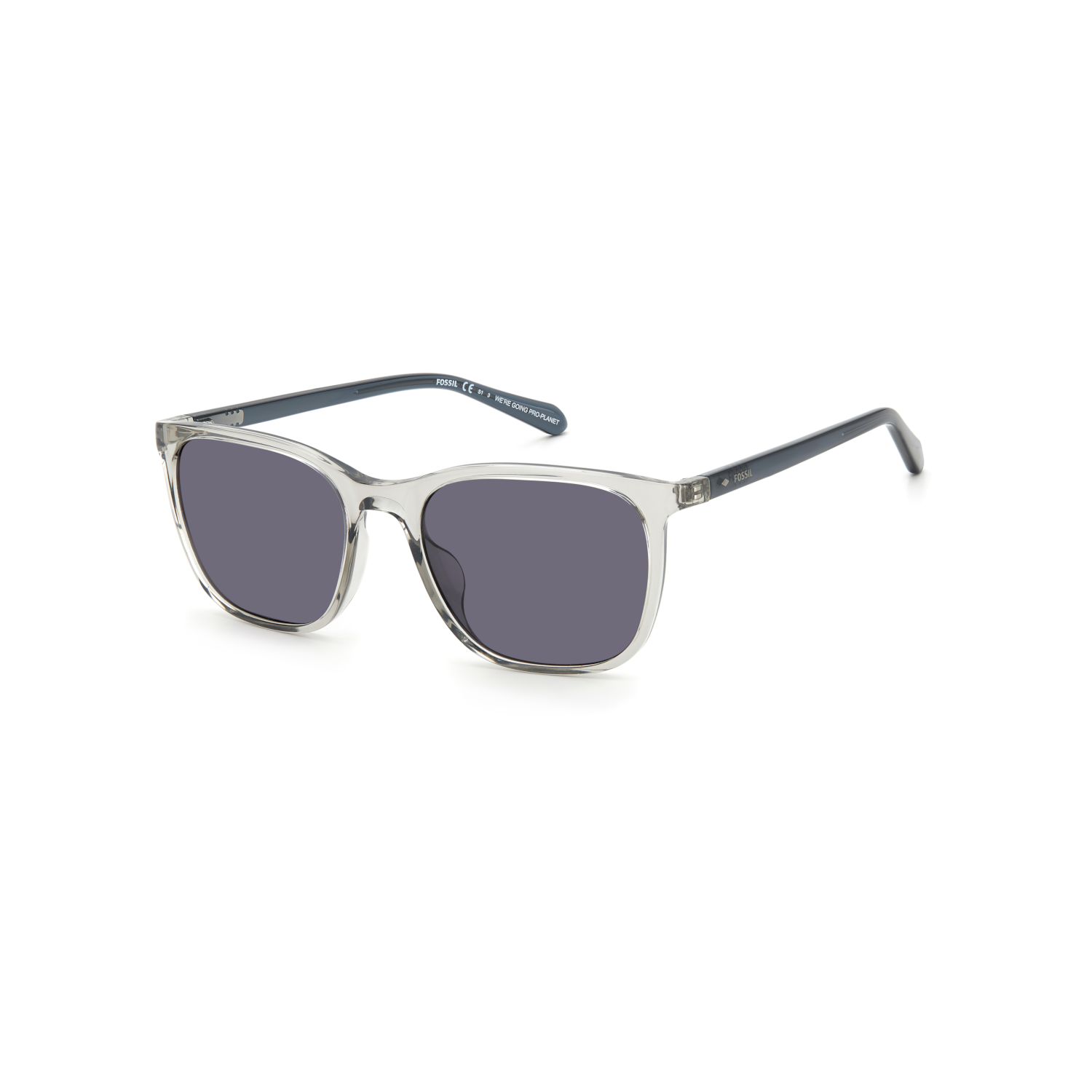 Fossil FOS 2116/S Grey Crystal Men's Sunglasses