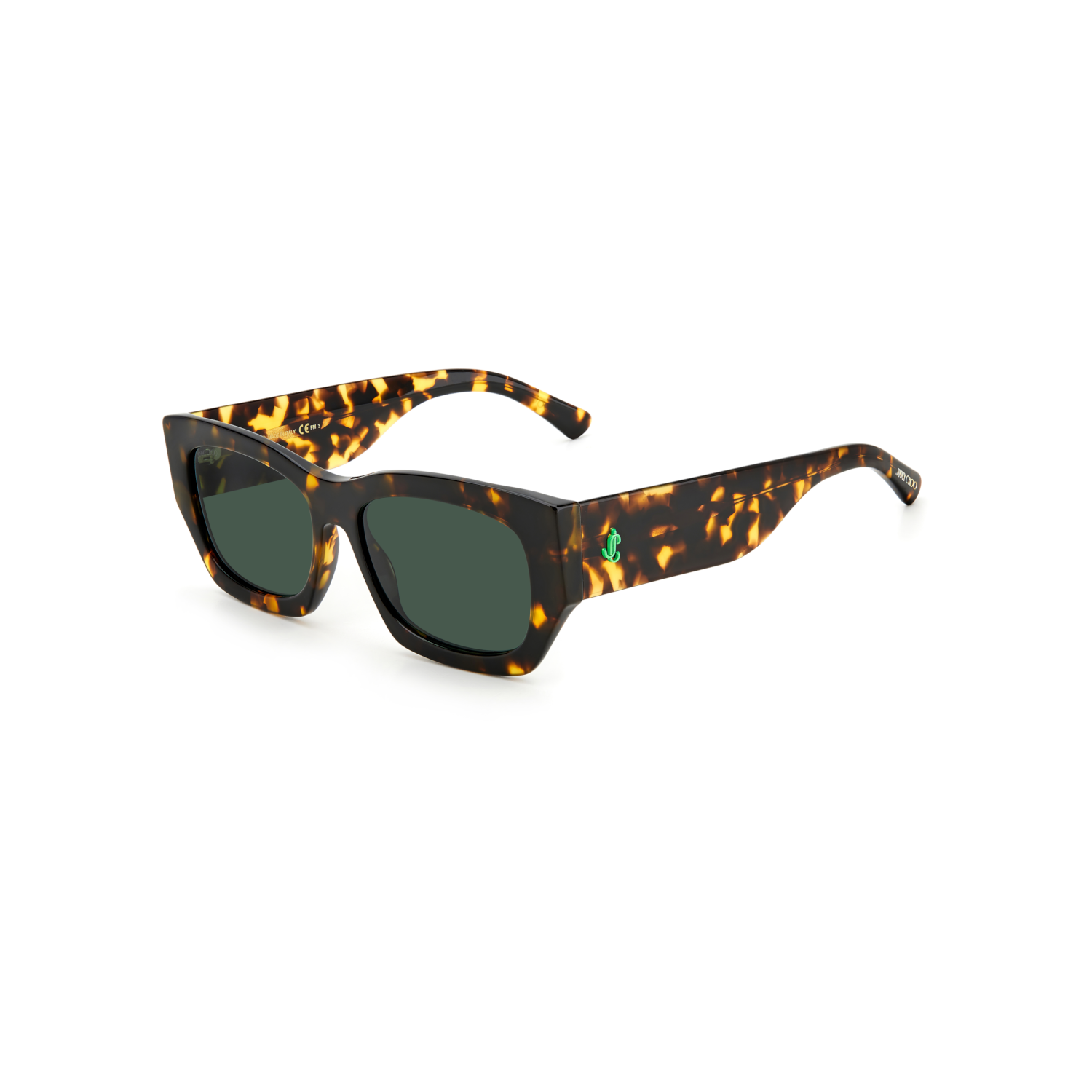 Jimmy Choo CAMI/S Green Havana Women's Sunglasses