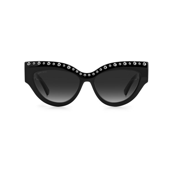 Jimmy Choo SONJA/G/S Grey Black Women's Sunglasses