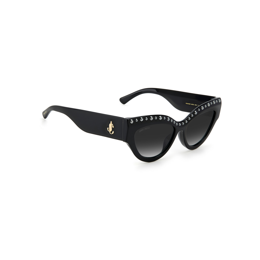 Jimmy Choo SONJA/G/S Grey Black Women's Sunglasses