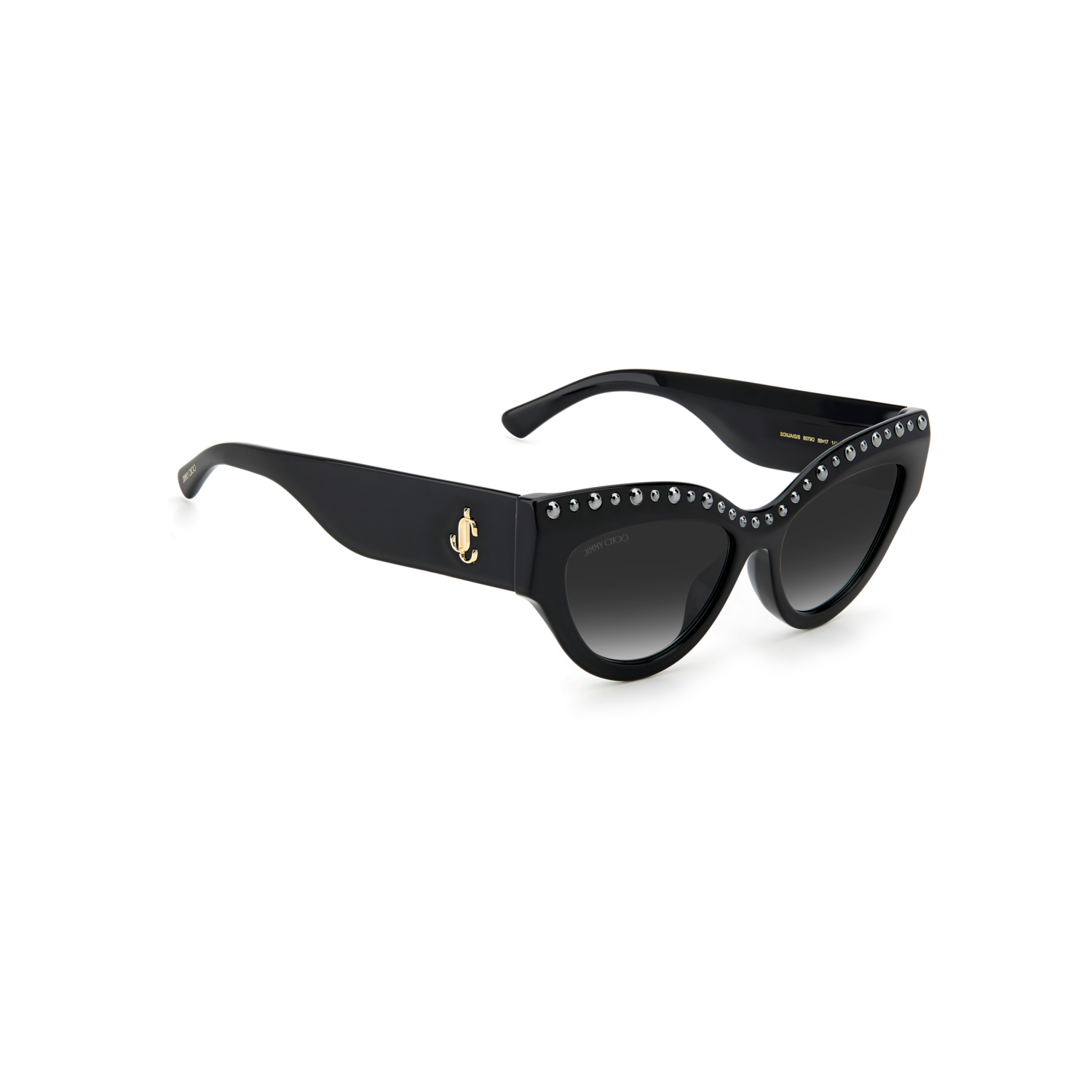 Jimmy Choo SONJA/G/S Grey Black Women's Sunglasses
