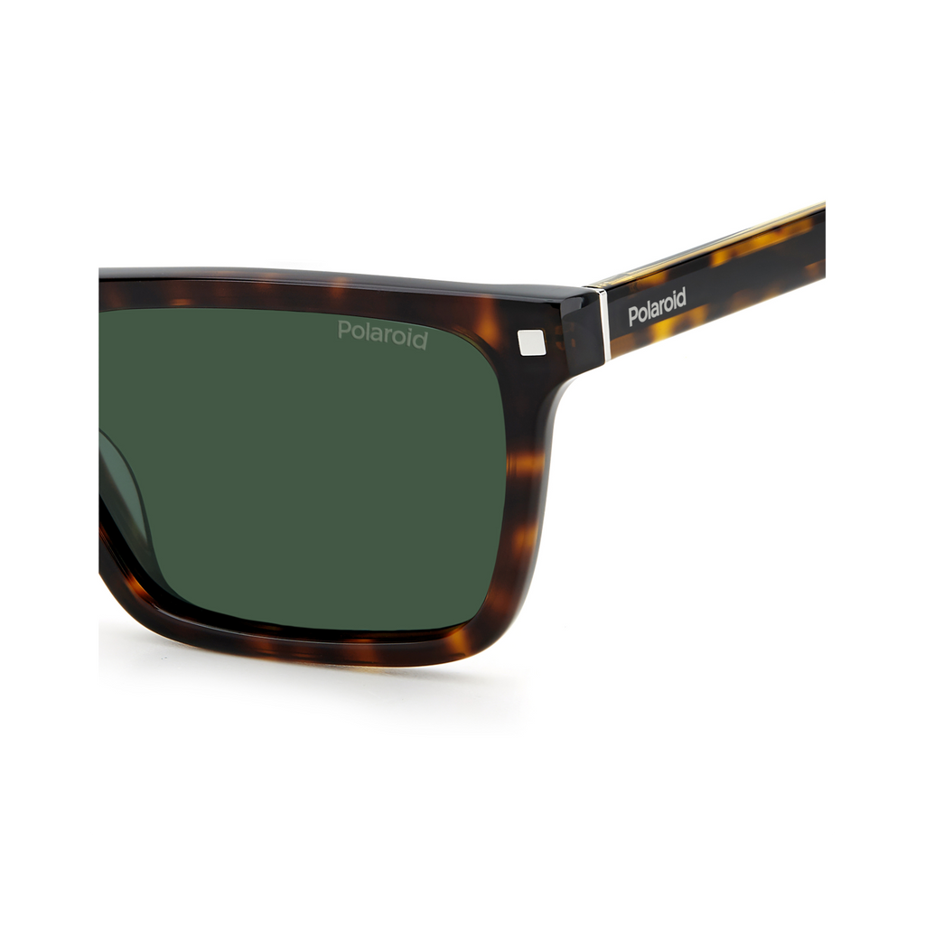 Polaroid PLD 4116/S/X Green Havana Men's Polarized Sunglasses