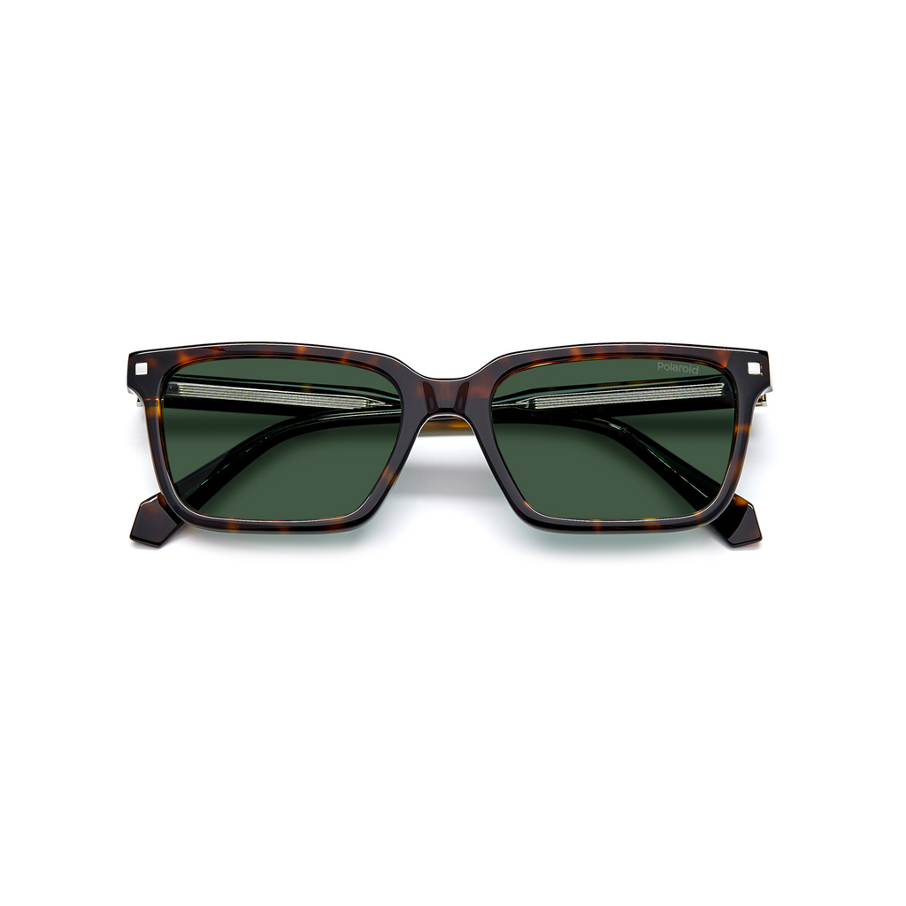 Polaroid PLD 4116/S/X Green Havana Men's Polarized Sunglasses