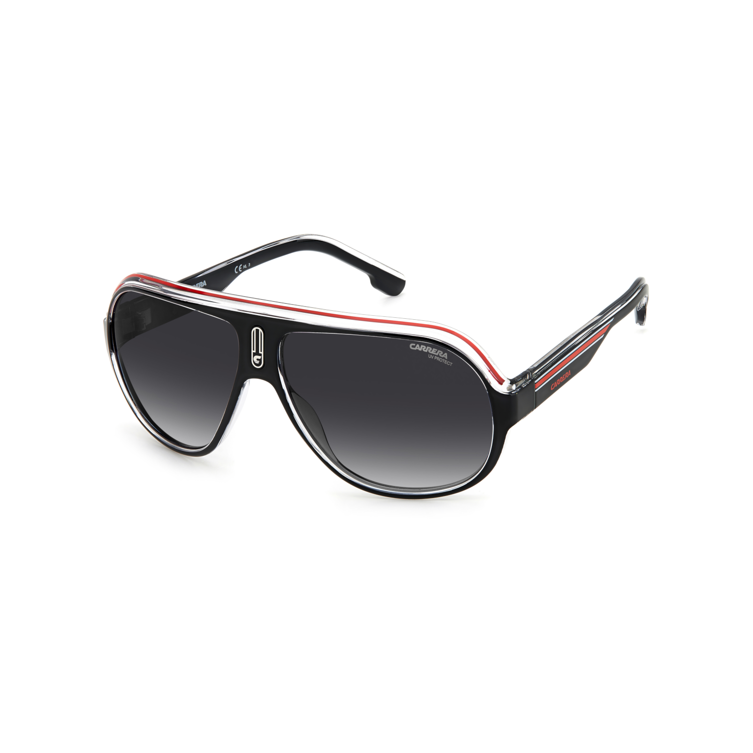 Carrera SPEEDWAY/N Grey Black Men's Sunglasses