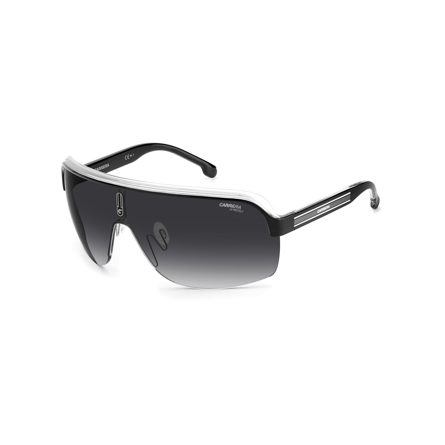 Carrera TOPCAR 1/N Grey Black Men's Sunglasses