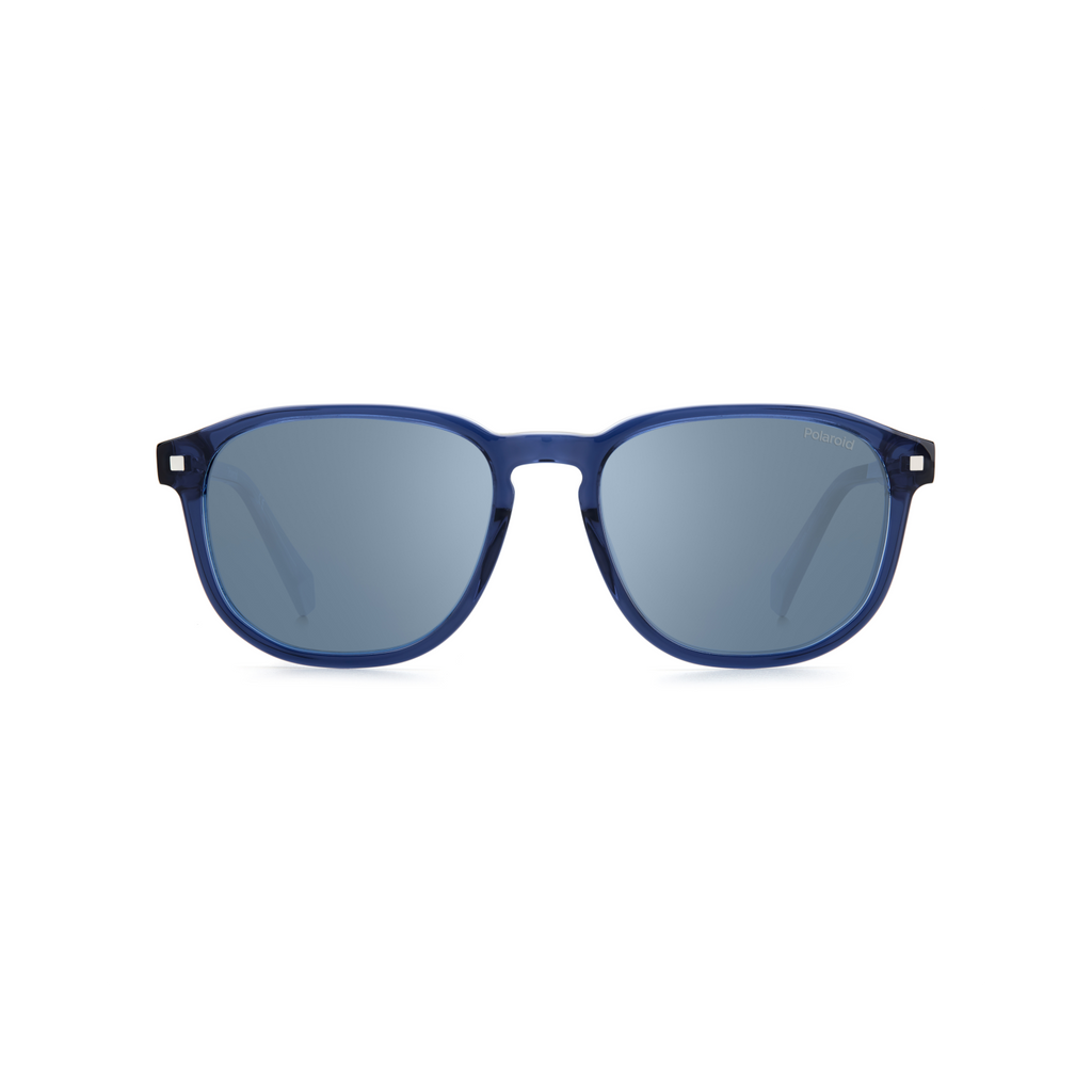 Polaroid PLD 4117/G/S/X Silver Blue Men's Polarized Sunglasses
