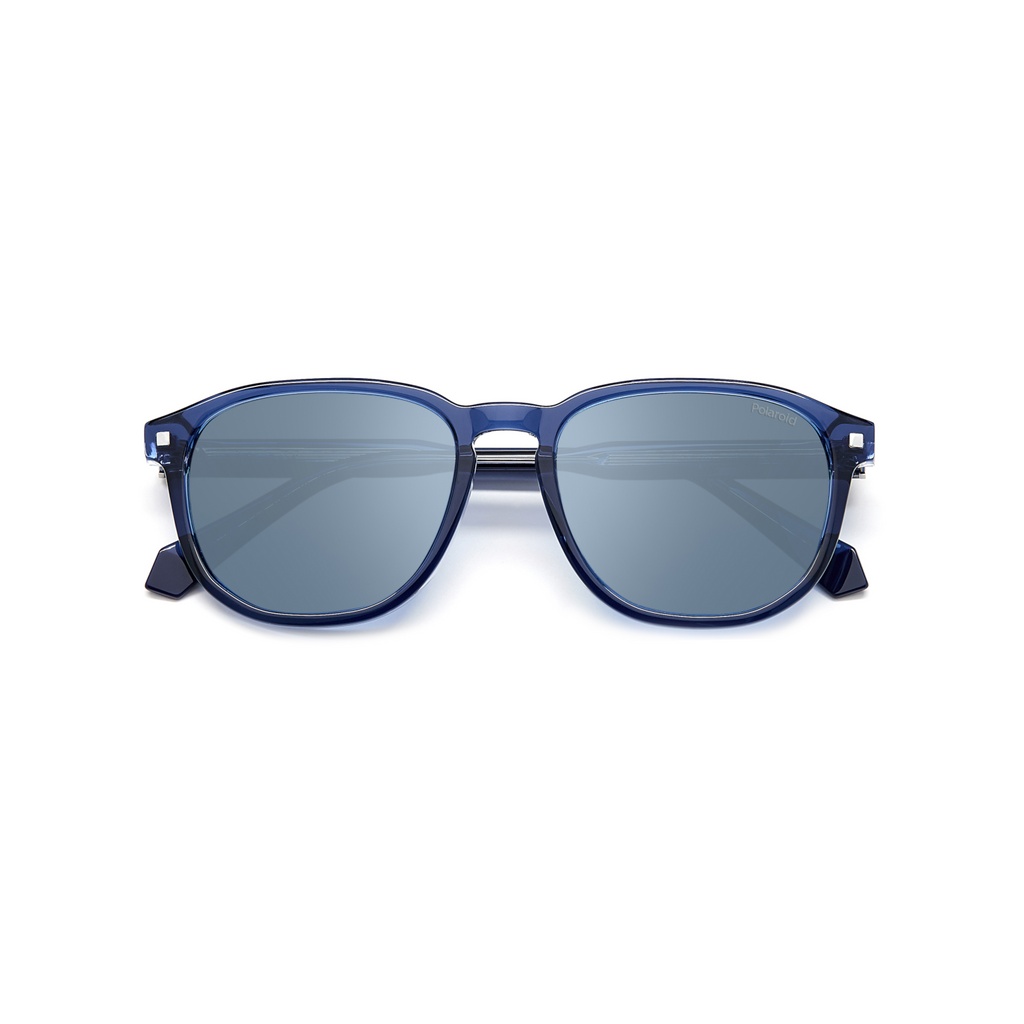 Polaroid PLD 4117/G/S/X Silver Blue Men's Polarized Sunglasses