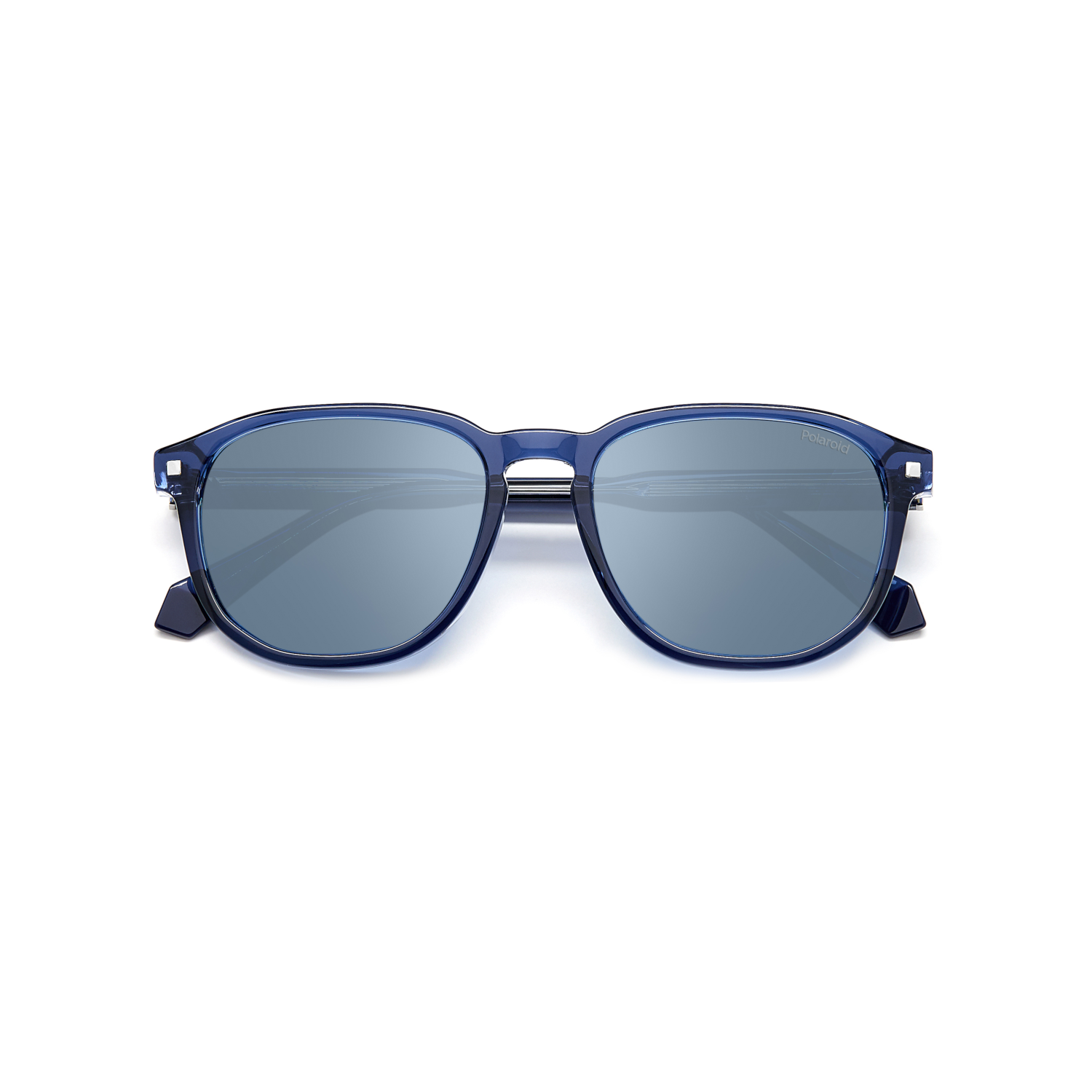 Polaroid PLD 4117/G/S/X Silver Blue Men's Polarized Sunglasses