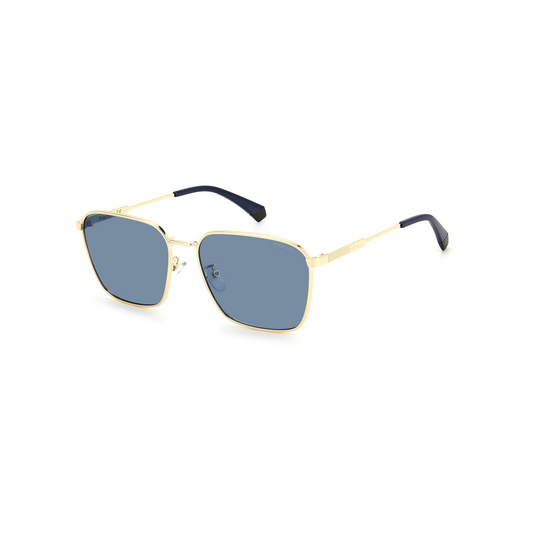 Polaroid PLD 4120/G/S/X Silver Yellow Men's Polarized Sunglasses
