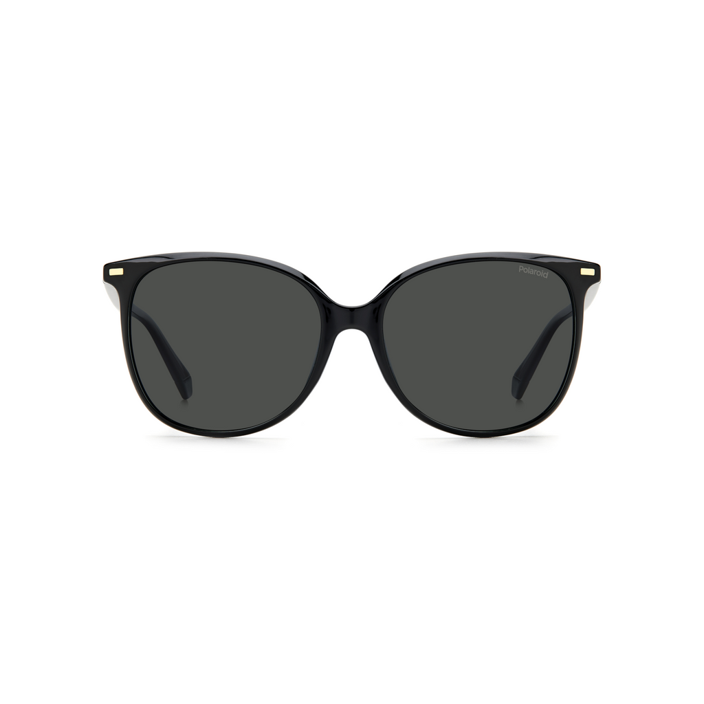 Polaroid PLD 4125/G/S Grey Black Women's Polarized Sunglasses